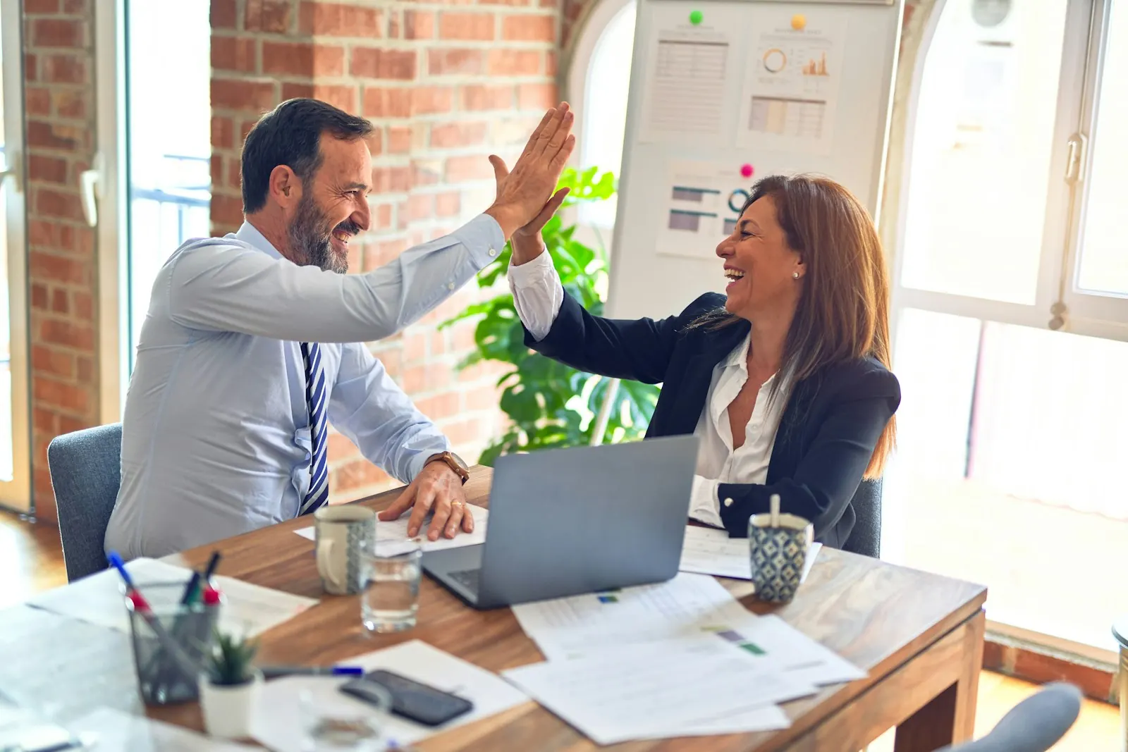 Besprechung im Büro